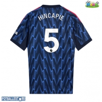 Arsenal Piero Hincapie #5 Bortedrakt 2025-26 Kortermet